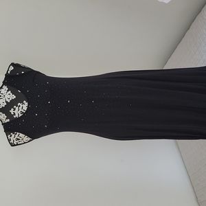 Christine Alexander Black Sleeveless Dress, Size Medium